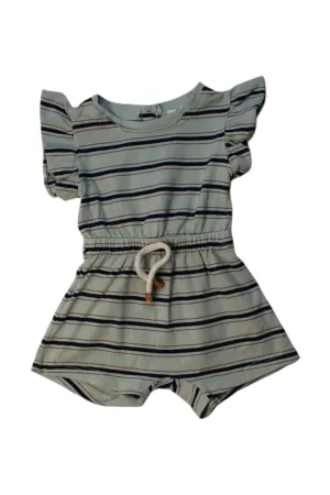 1   In The Family Striped Romper 3-6M