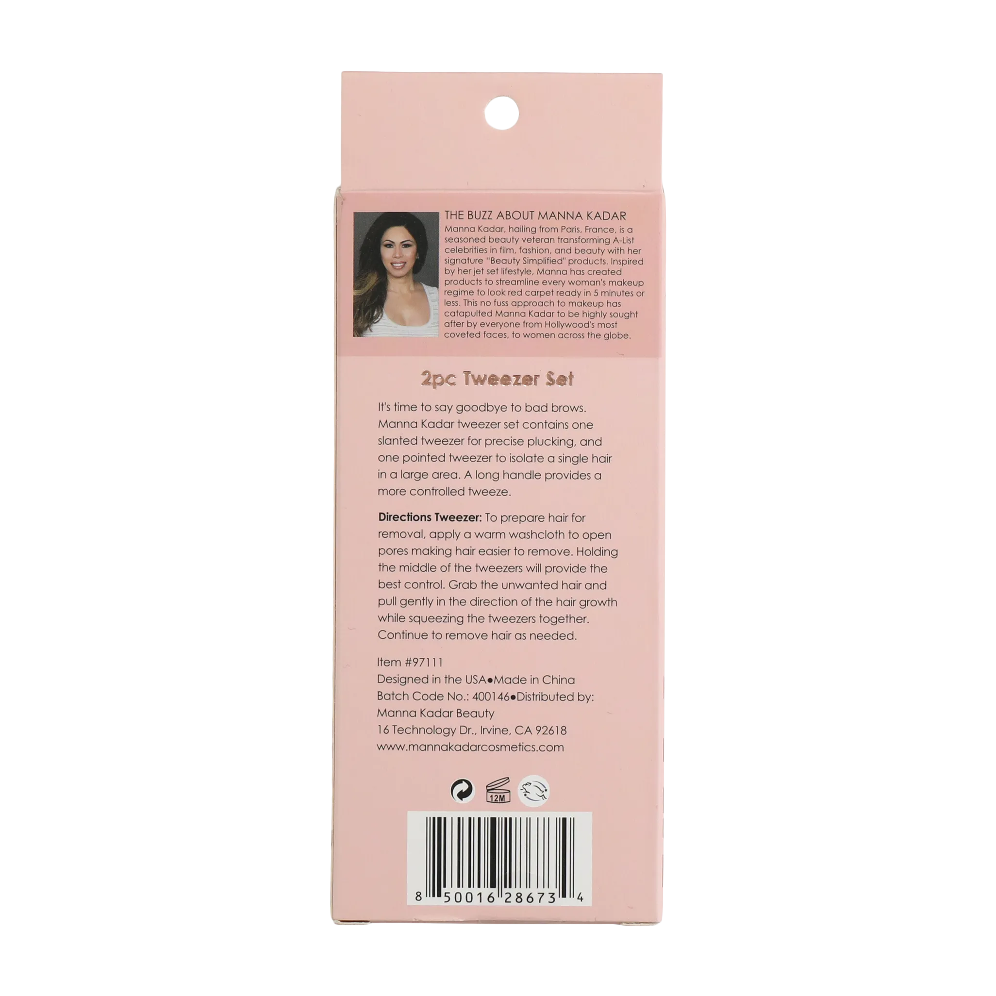 2 Piece Tweezer Set
