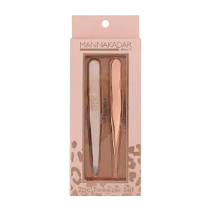 2 Piece Tweezer Set