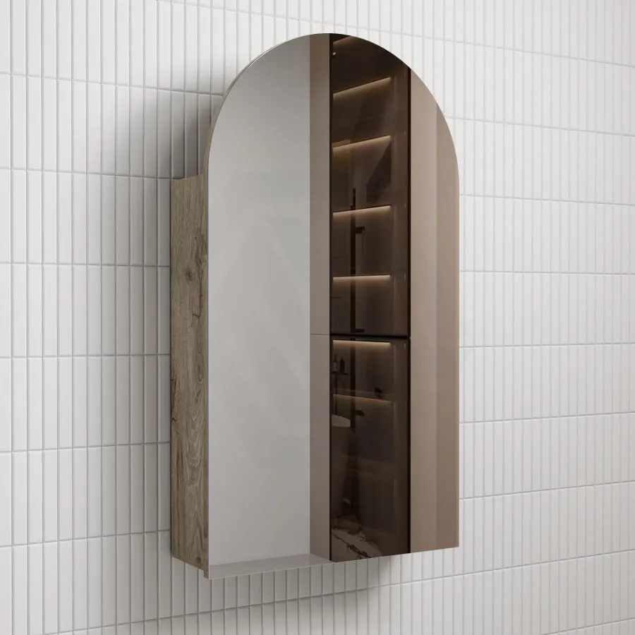 500x900mm Canterbury Wall Hung Arch Shaving Mirror Cabinet Max Finish for Bathroom