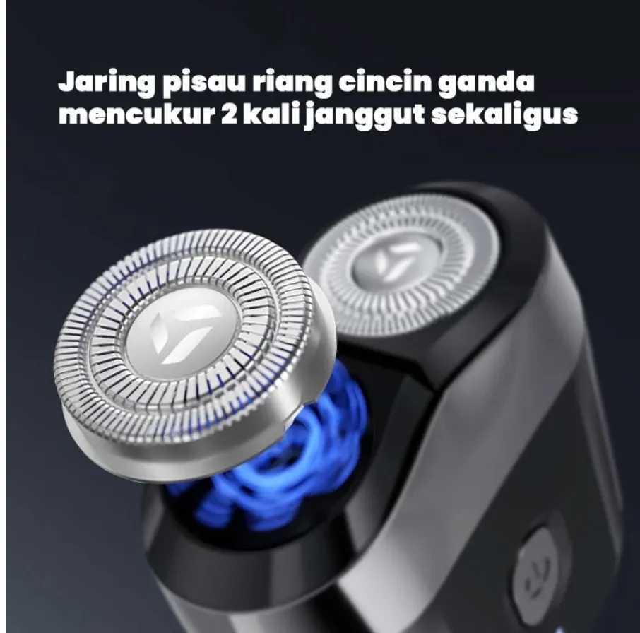 Alat Cukur Jenggot Elektrik Waterproof Alat Shaving