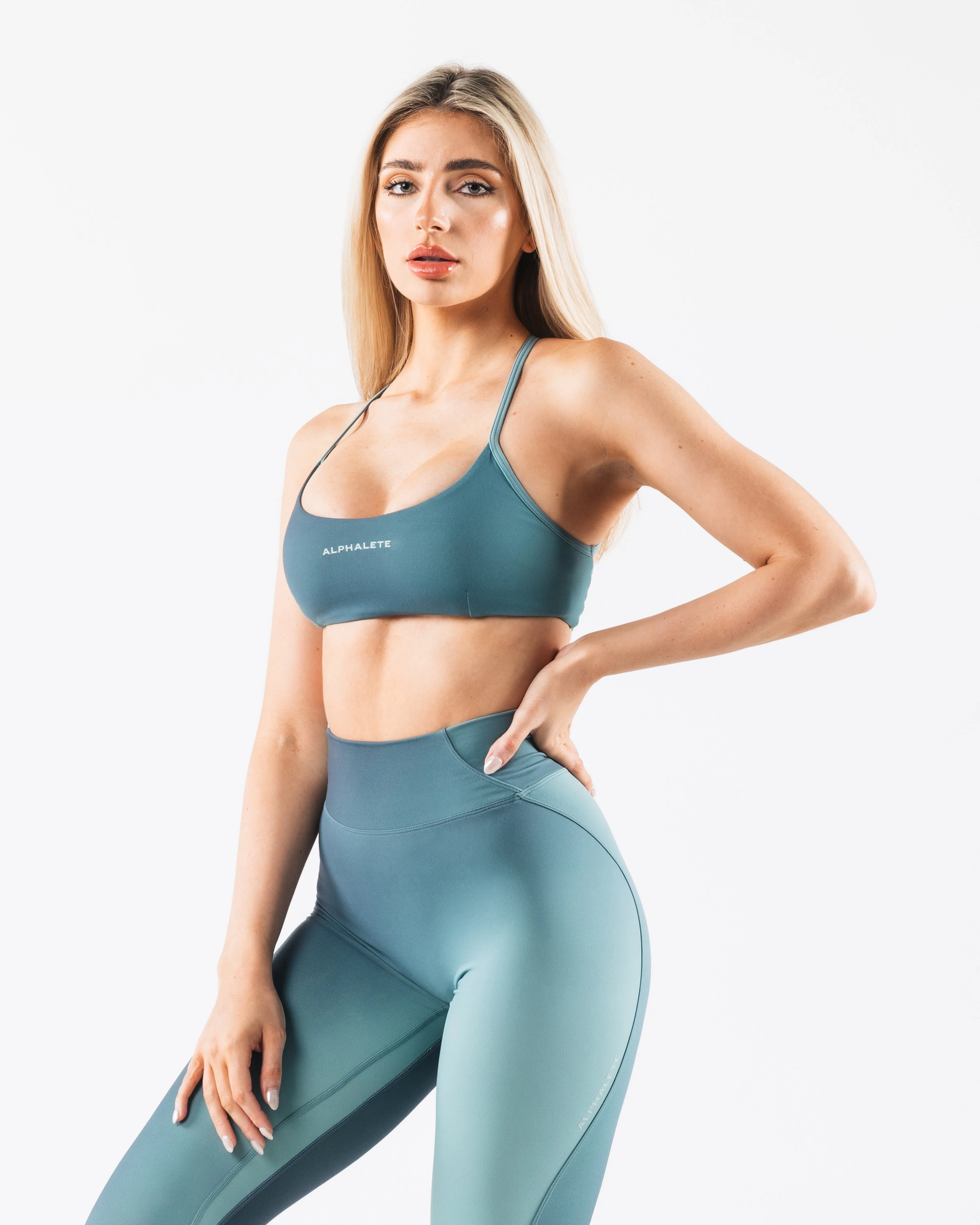 Aura 3 Strap Bra - Aura Glacier Print