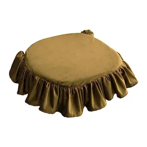 CALANDIS® Dining Chair Cushion Soft Outdoor Patio Cushion for Bedroom Dining Room Home Yellow | 1 Dining Chair Cushion