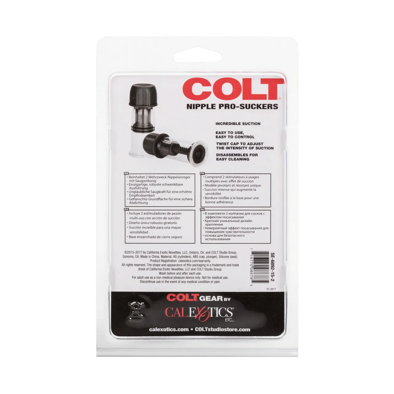 Colt Nipple Pro-Suckers - Black