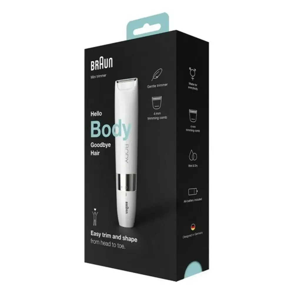 Electric Hair Remover Braun Bs1000 White Unisex Soft
