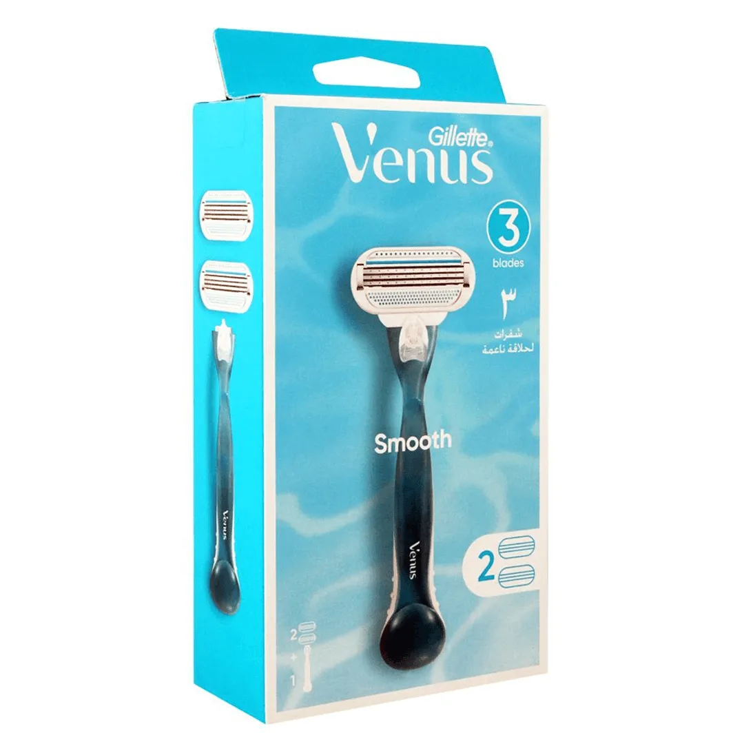 Gillette Venus 3 Blades Women Razor - Smooth