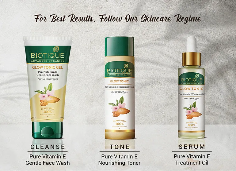 GLOW TONIC GEL Pure Vitamin E Gentle Face Wash 150ml
