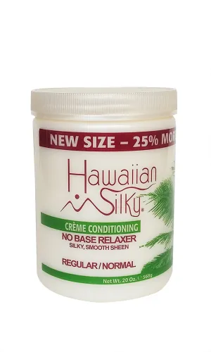 Hawaiian Silky Crème Conditioning No Base Relaxer, Regular