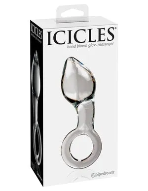 Icicles No. 14- Glass Anal Plug - Clear