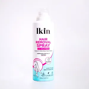 Ikin Hair Removal Spray for Women with Vitamin E & Aloe Vera Juice