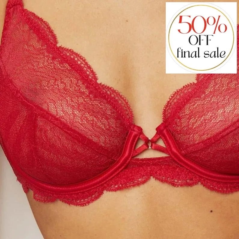 Implicite Frivole Sheer Plunge Bra 26H309