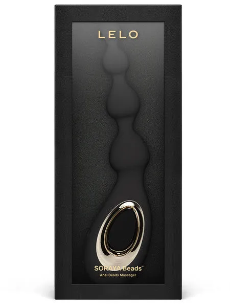 LELO Soraya Beads Rechargeable Anal Beads Massager - Black