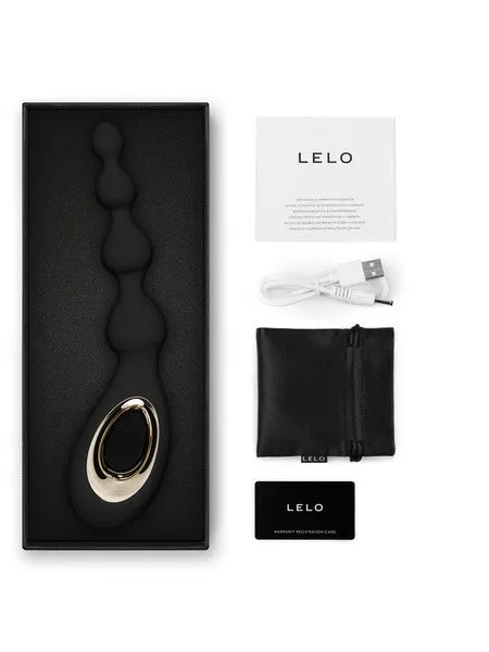 LELO Soraya Beads Rechargeable Anal Beads Massager - Black
