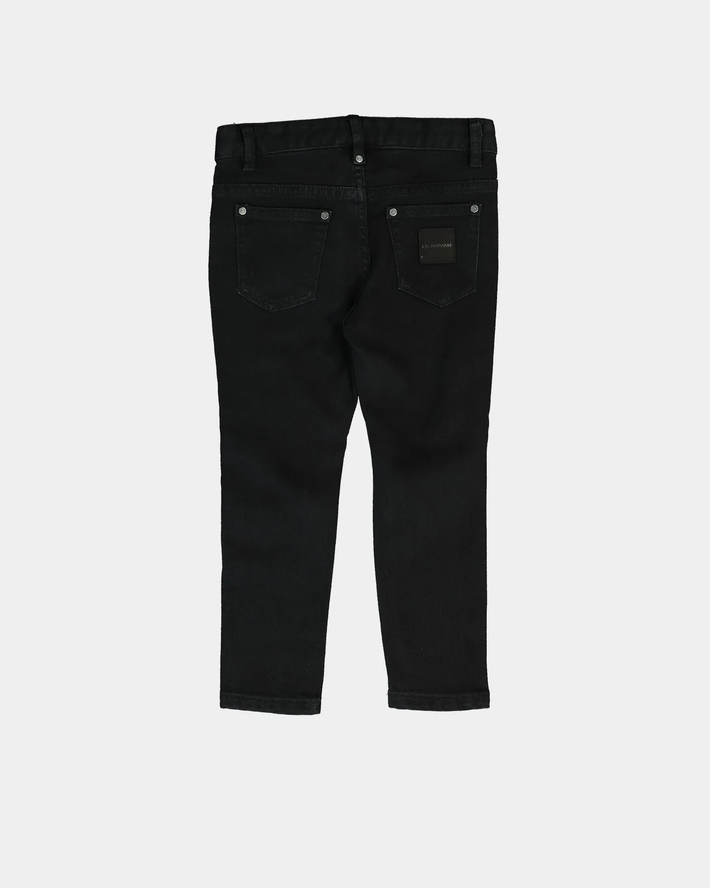 Lil Homme Rugueux Distressed Jean Black