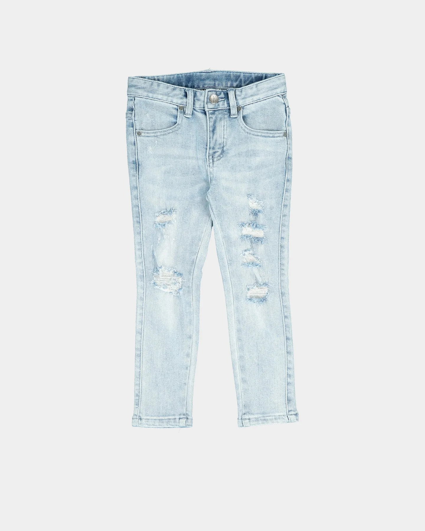 Lil Homme Rugueux Distressed Jean Light Blue