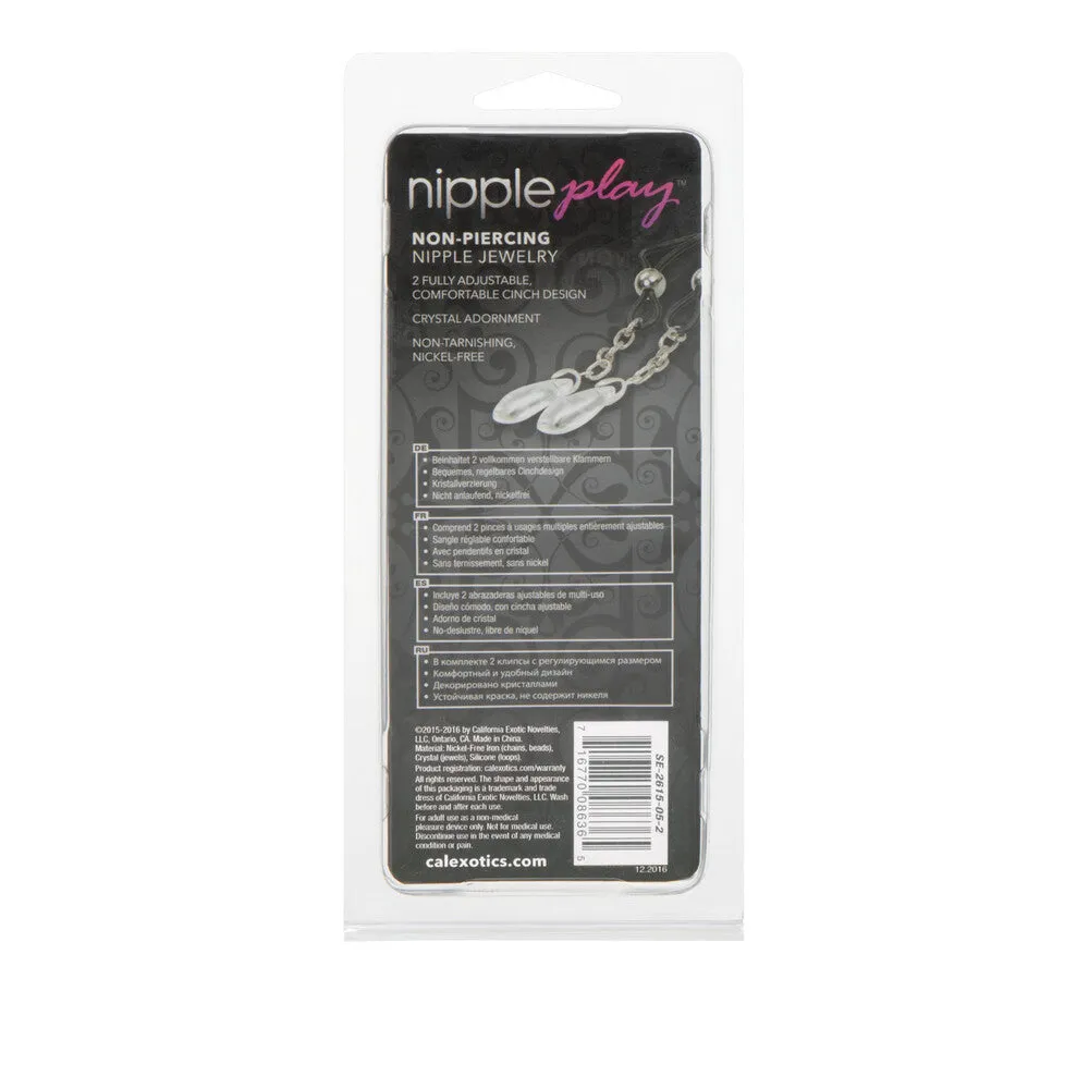 Nipple Play Non Piercing Nipple Jewellery Crystal