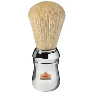 Omega - 10048 Professional Boar Hair Shaving Brush - Faux Chrome