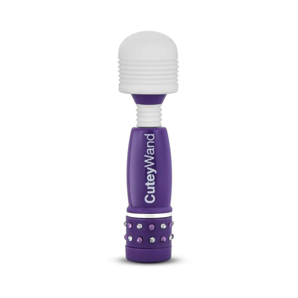 Play with Me Cutey Wand Mini Vibrator Purple