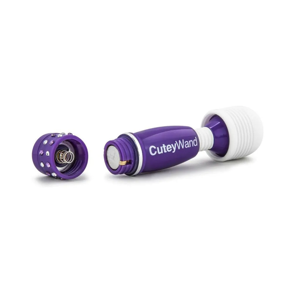 Play with Me Cutey Wand Mini Vibrator Purple