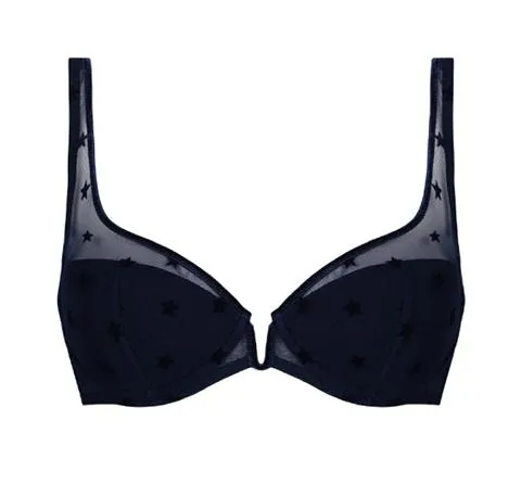 Plunge Push up bra [Starry Sky]