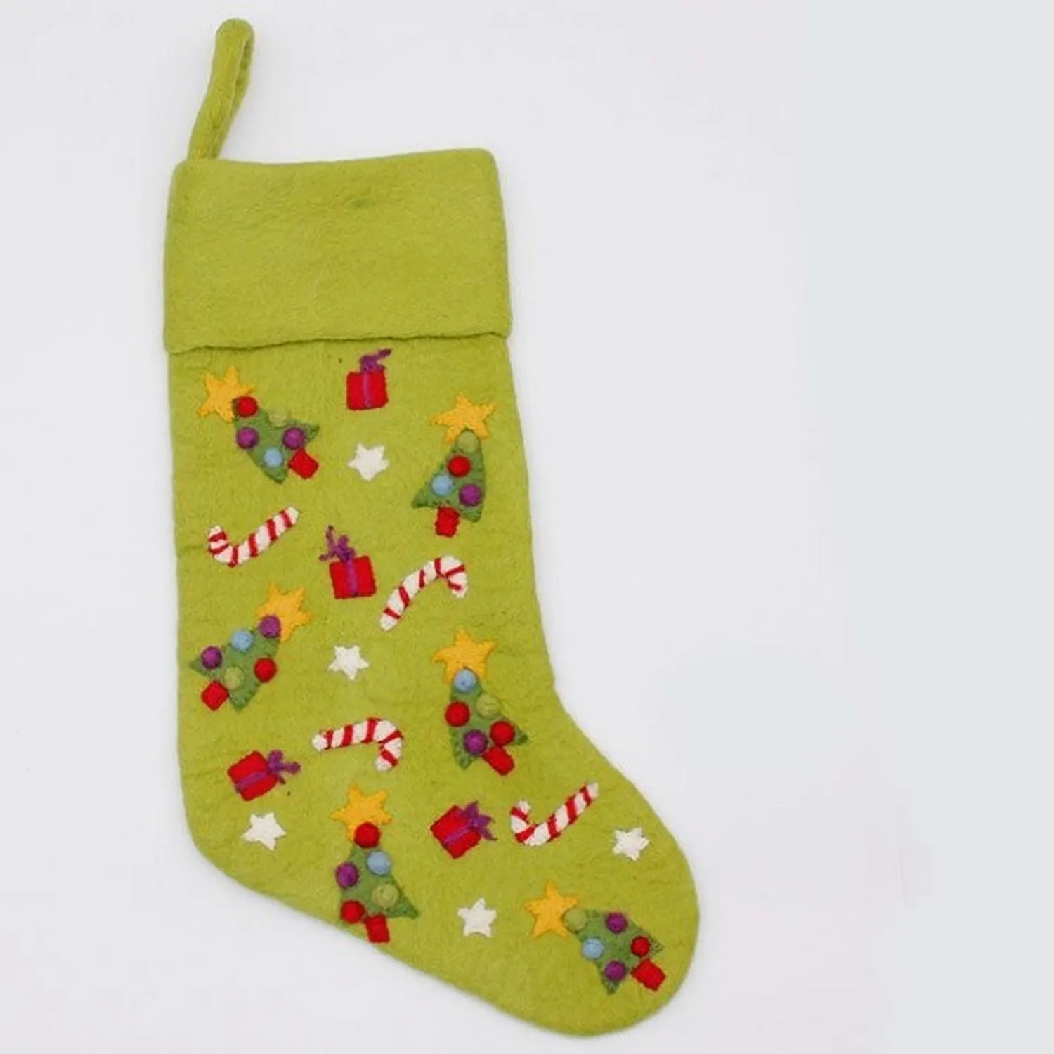Regency International 20" Felt Whimsical Tree Stocking