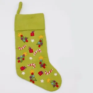 Regency International 20" Felt Whimsical Tree Stocking