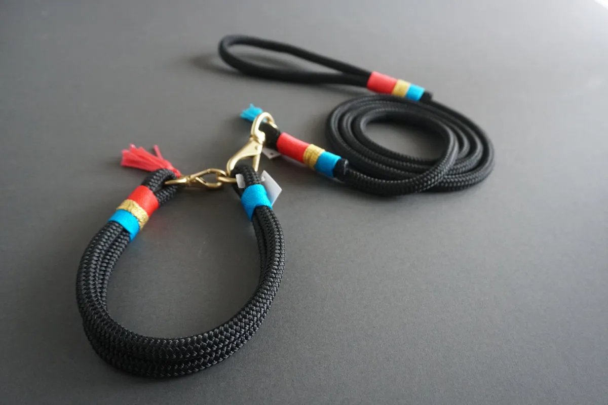 Rugged Wrist Hudson Dog Rope Collar: LolaBarksdale