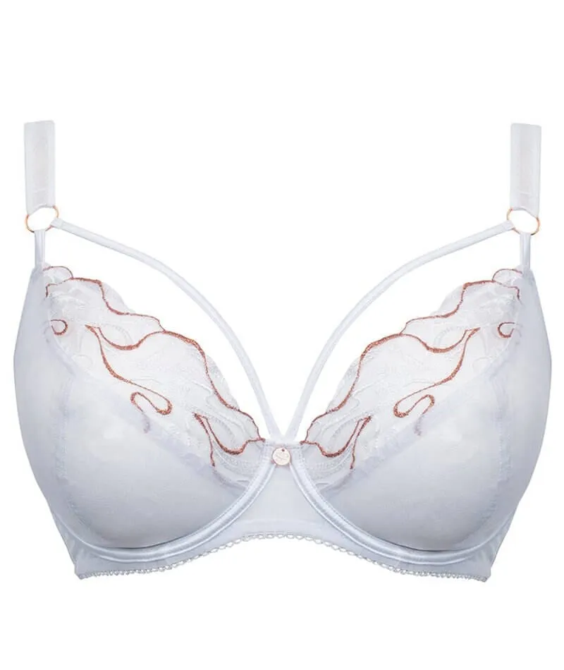 Scantilly Fascinate Plunge Bra - White