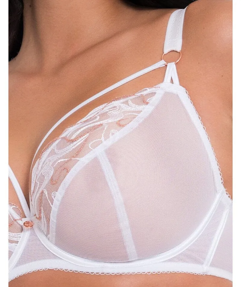 Scantilly Fascinate Plunge Bra - White