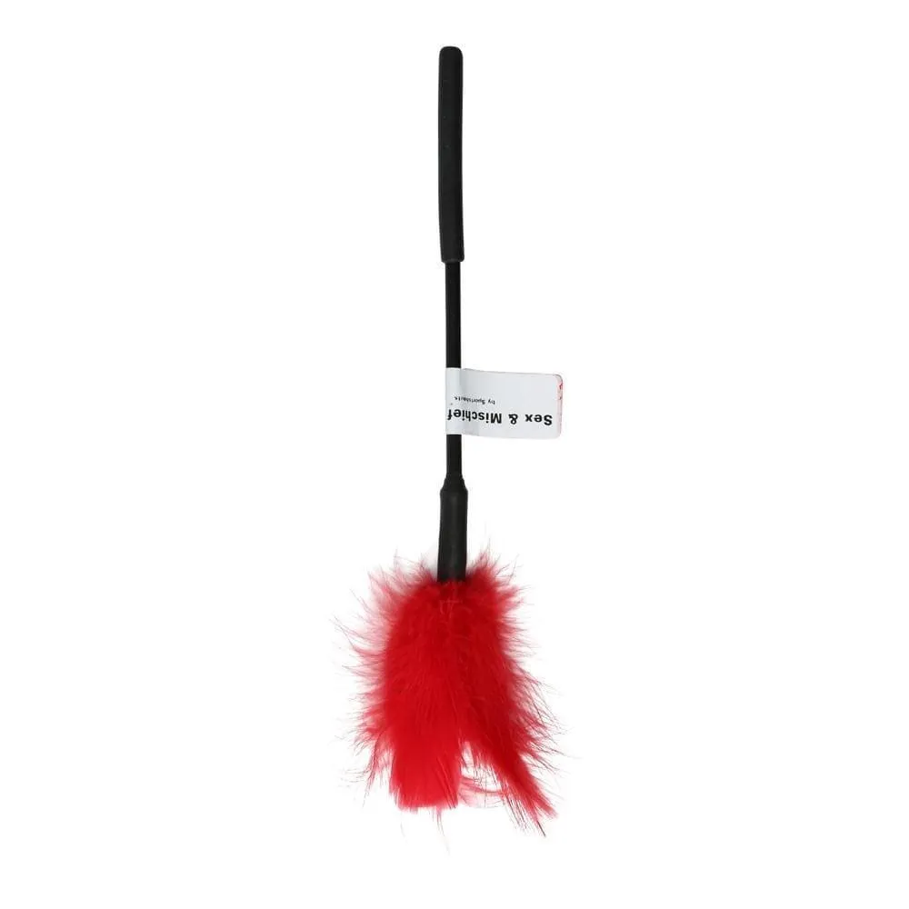 Sex & Mischief 7 inch Feather Tickler for Couples Sensual and Adventurous Play