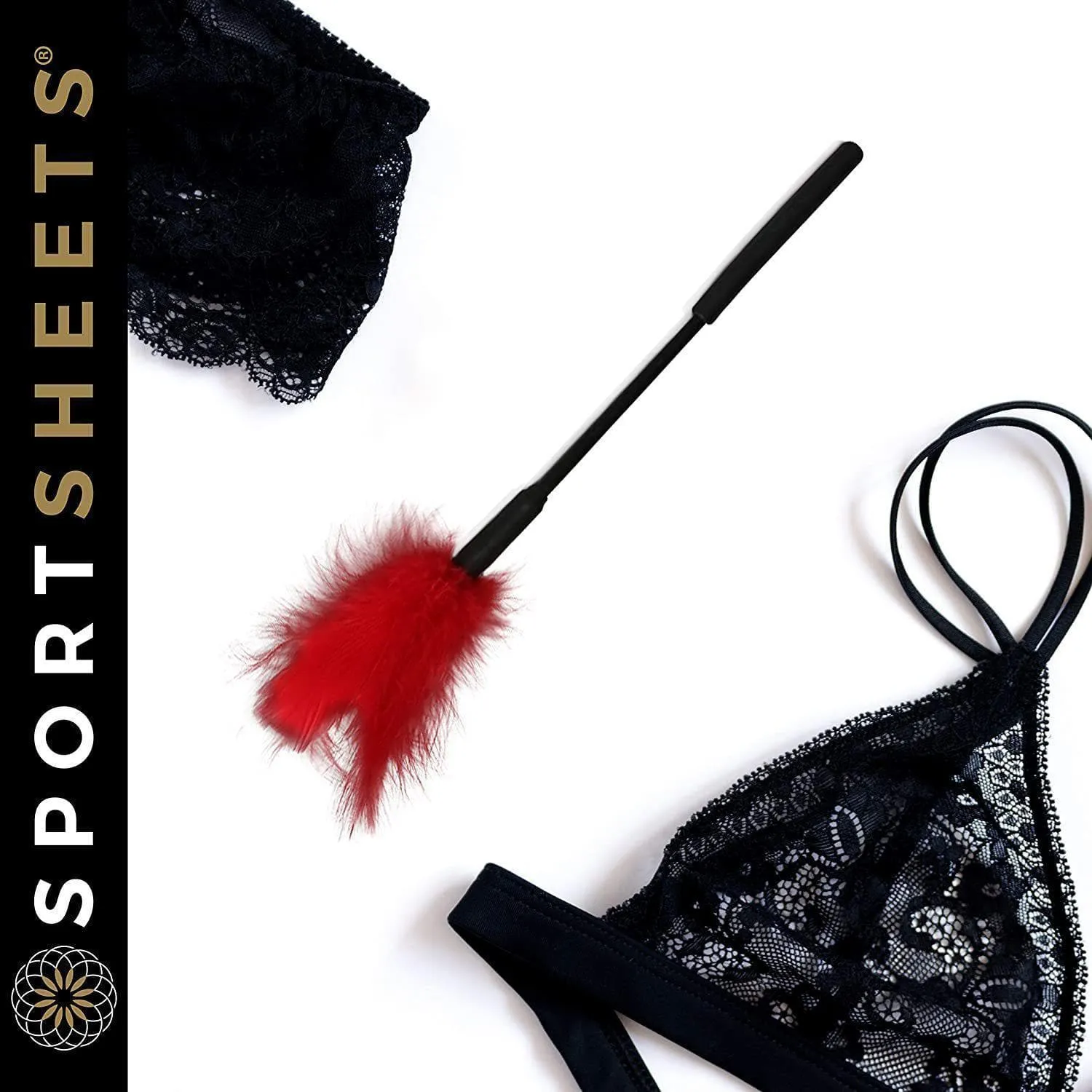 Sex & Mischief 7 inch Feather Tickler for Couples Sensual and Adventurous Play