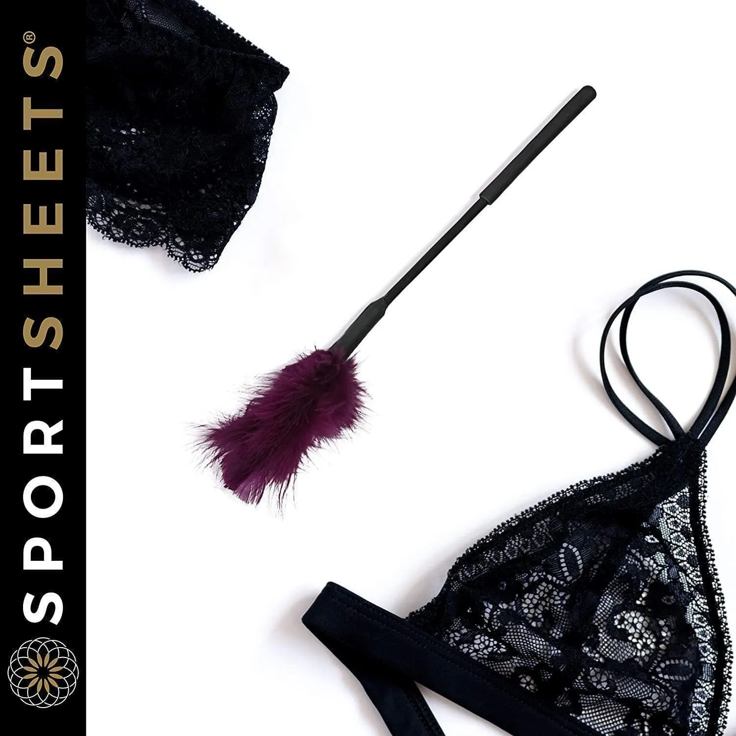 Sex & Mischief 7 inch Feather Tickler for Couples Sensual and Adventurous Play