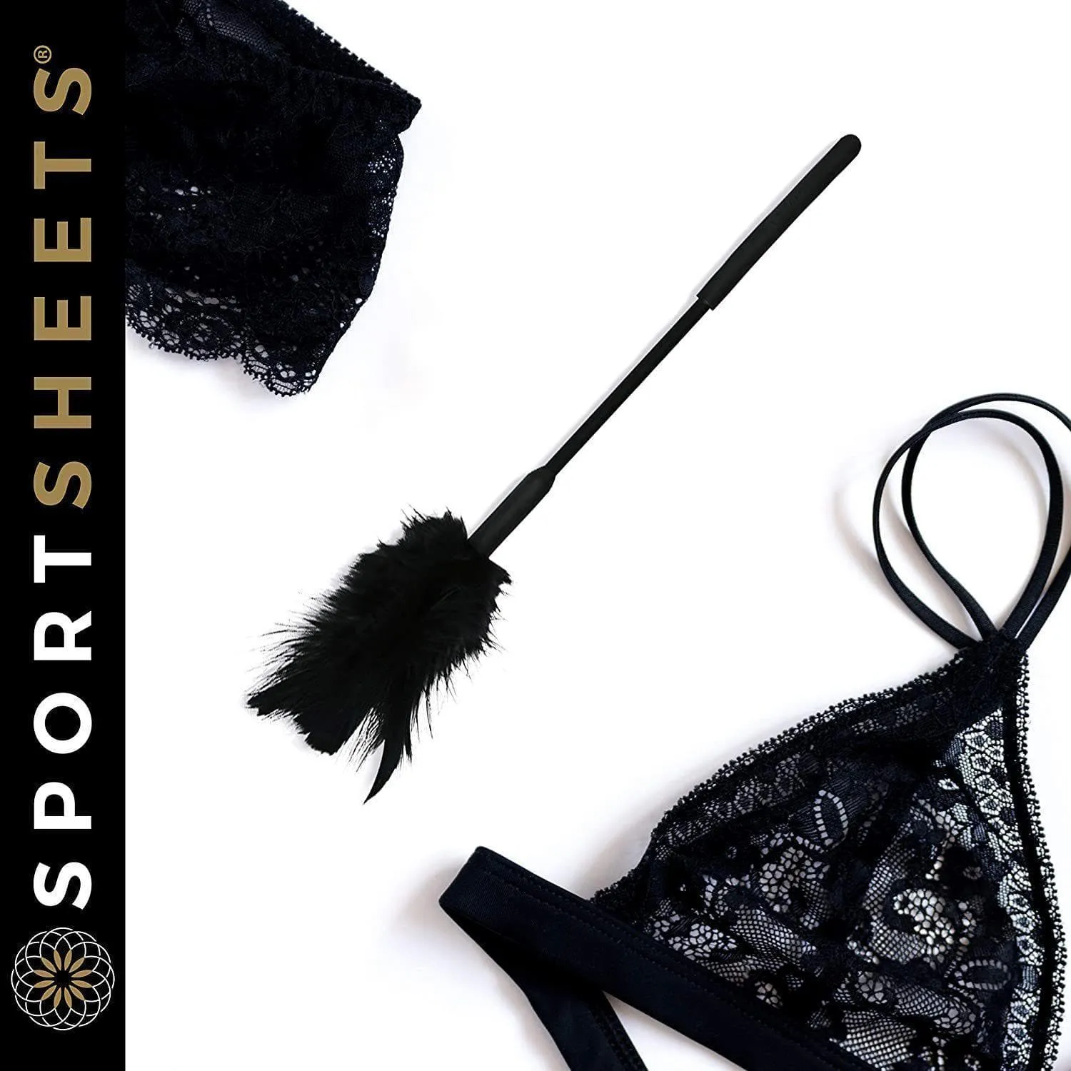 Sex & Mischief 7 inch Feather Tickler for Couples Sensual and Adventurous Play