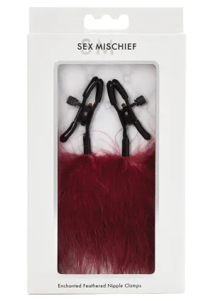 Sex and Mischief Enchanted Feather Nipple Clamps