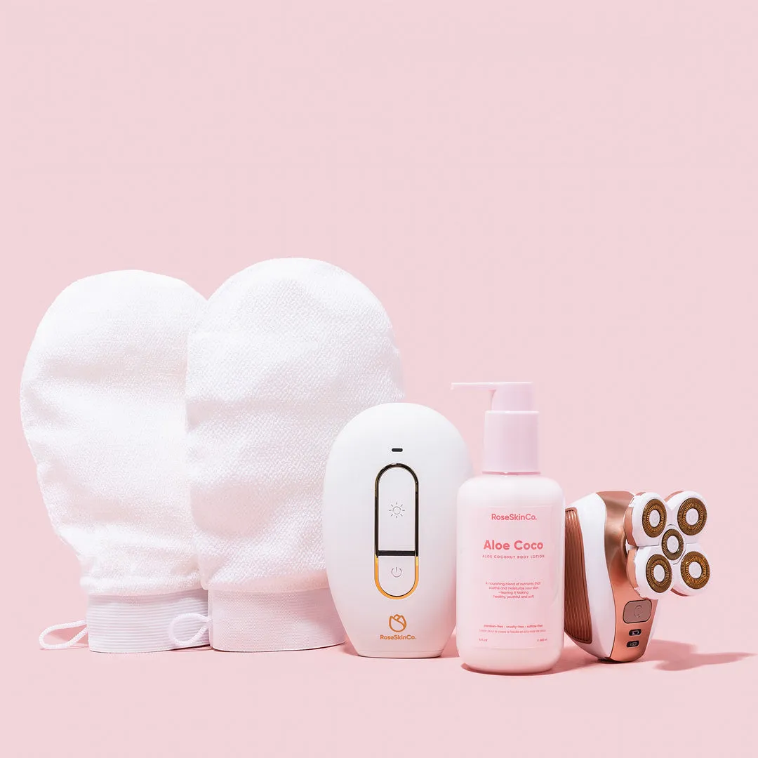 Silky Smooth  Routine (Lumi   4D   2 Gloves   Lotion)