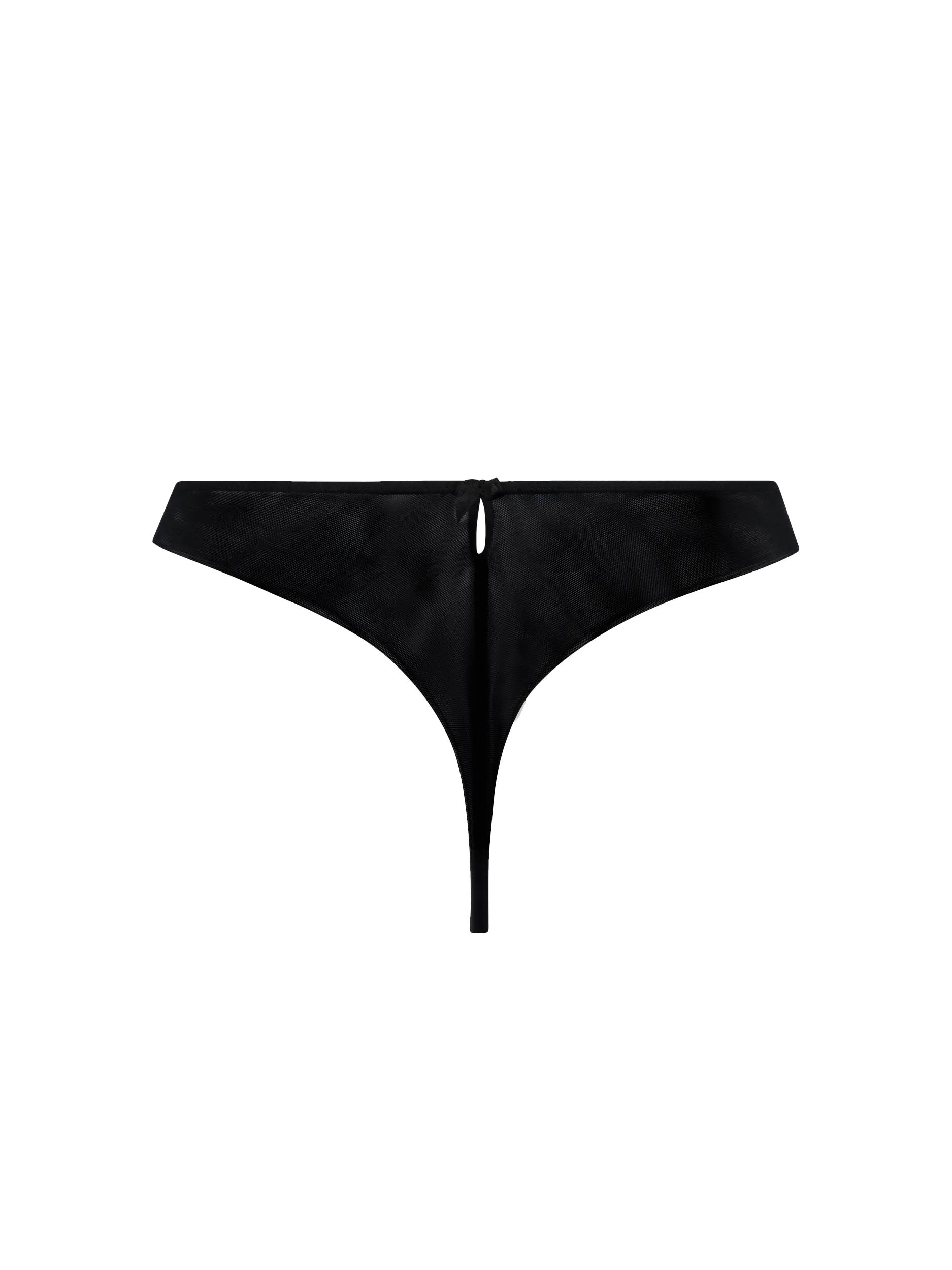 Splendeur Soie Black Thong