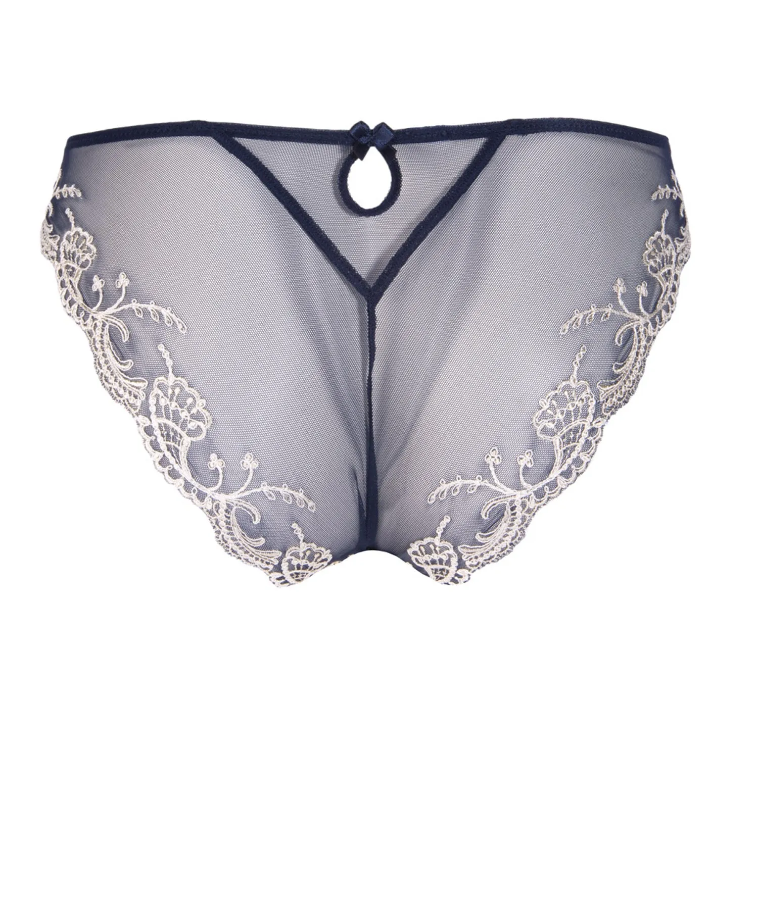 Splendeur Soie Navy Italian Brief