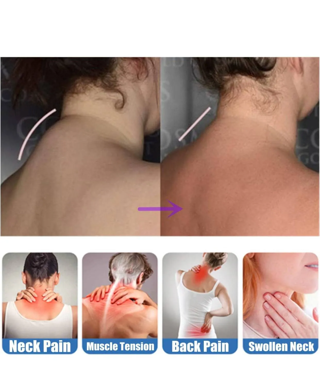 TheWellBeing SLIMORY Ultrasonic Lymphatic Soothing Neck Instrument