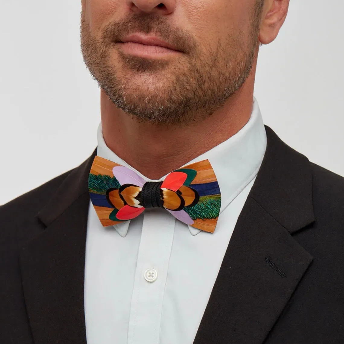 Yuma Feather Bow Tie by Brackish